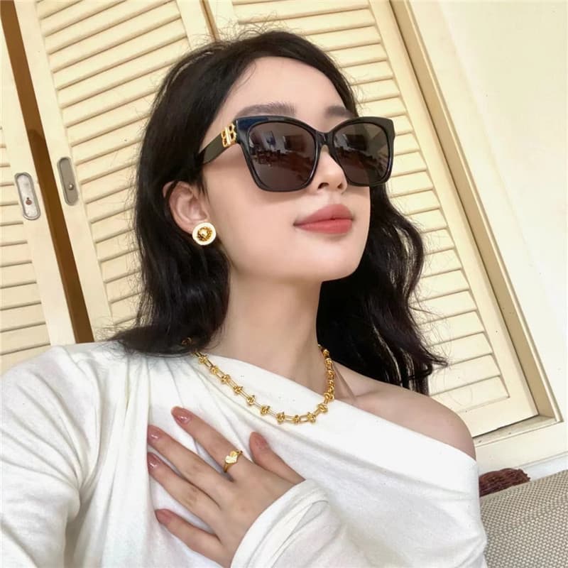 óculos de sol feminino com proteção uv oculos de sol óculos de sol quadrado feminino óculos feminino de sol Europeu amer