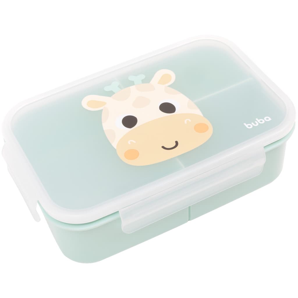 Lunchbox com Divisórias Zoo Girafa - Buba