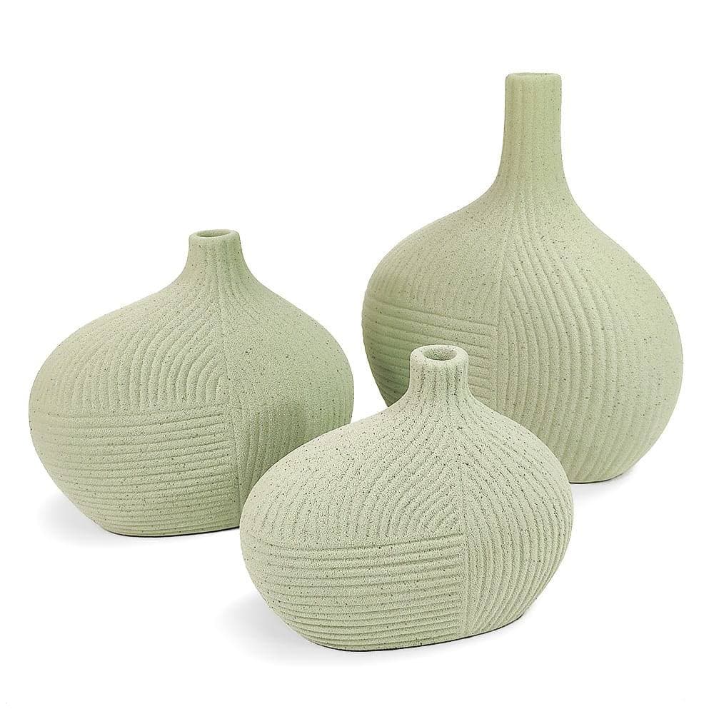Kit de Vasos Decorativos Organic Lines 3pçs