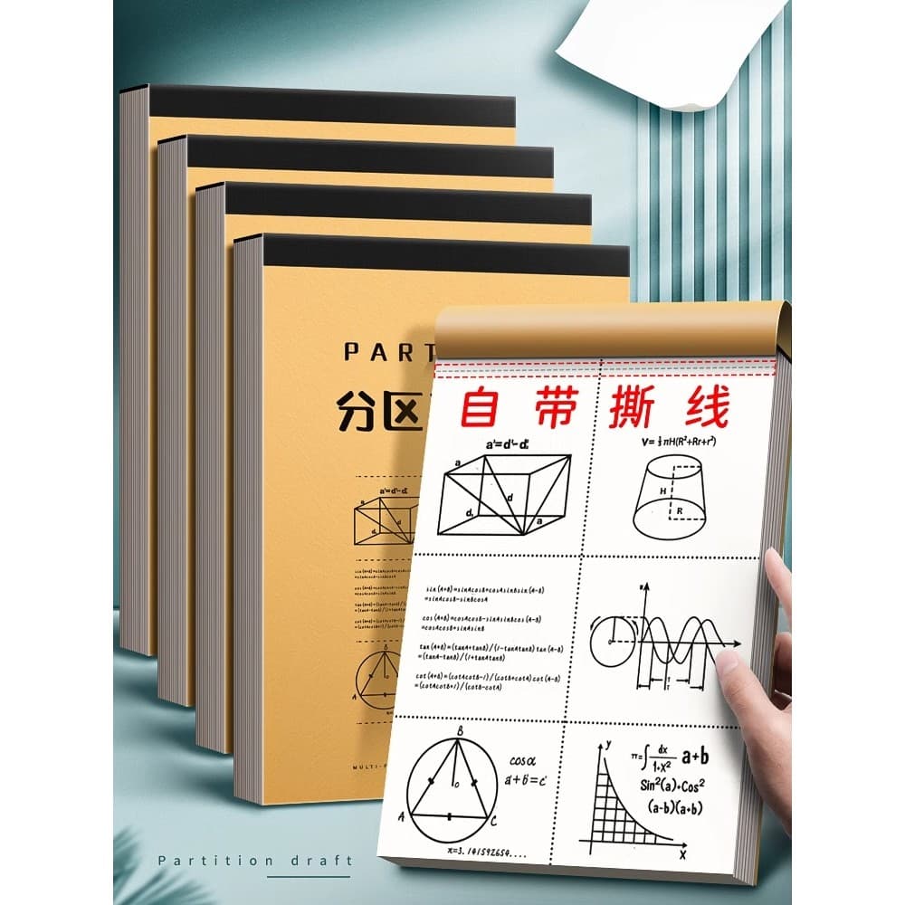 Scrapbook Alunos do ensino fundamental usam papel de sucata de partição Desempenho de matemática Planejamento de teste d