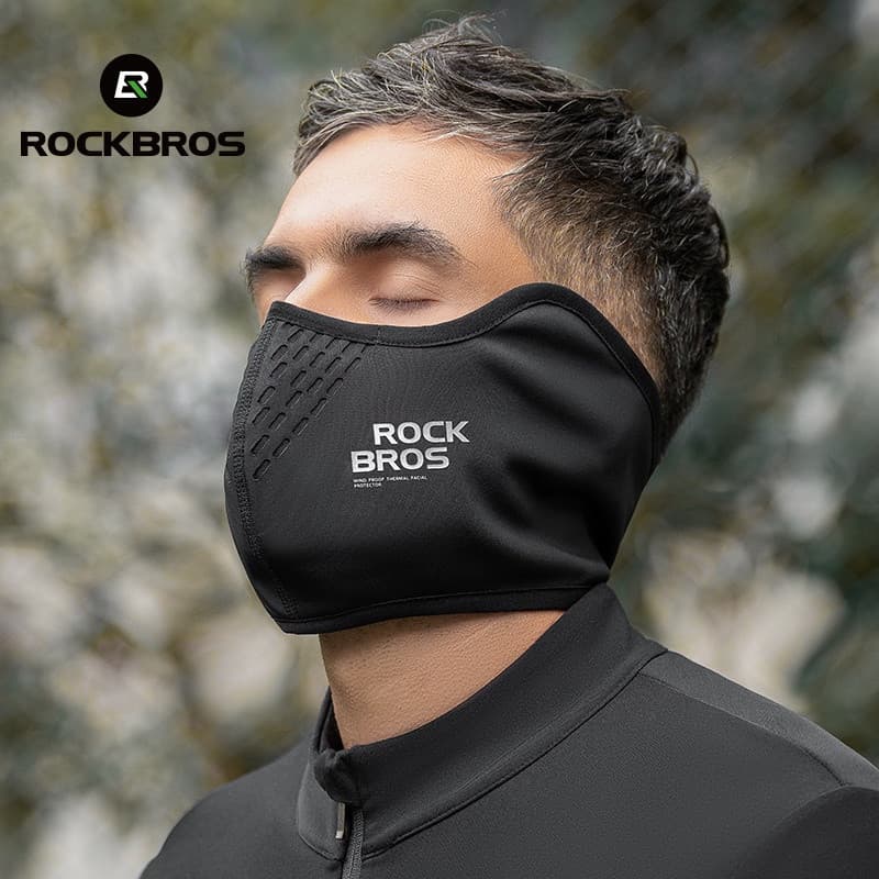 ROCKBROS Máscara Quente De Motociclismo Cachecol À Prova De Frio Homens Mulheres Inverno Uso Externo Proteção Facial Ven