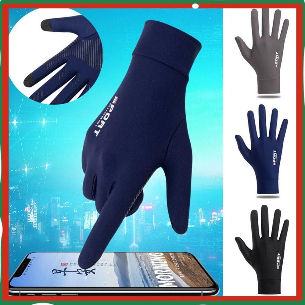 Luvas De Proteção Solar , Fina UV Elásticas De Verão Resistentes Ao Escorregamento De Ciclismo Pesca