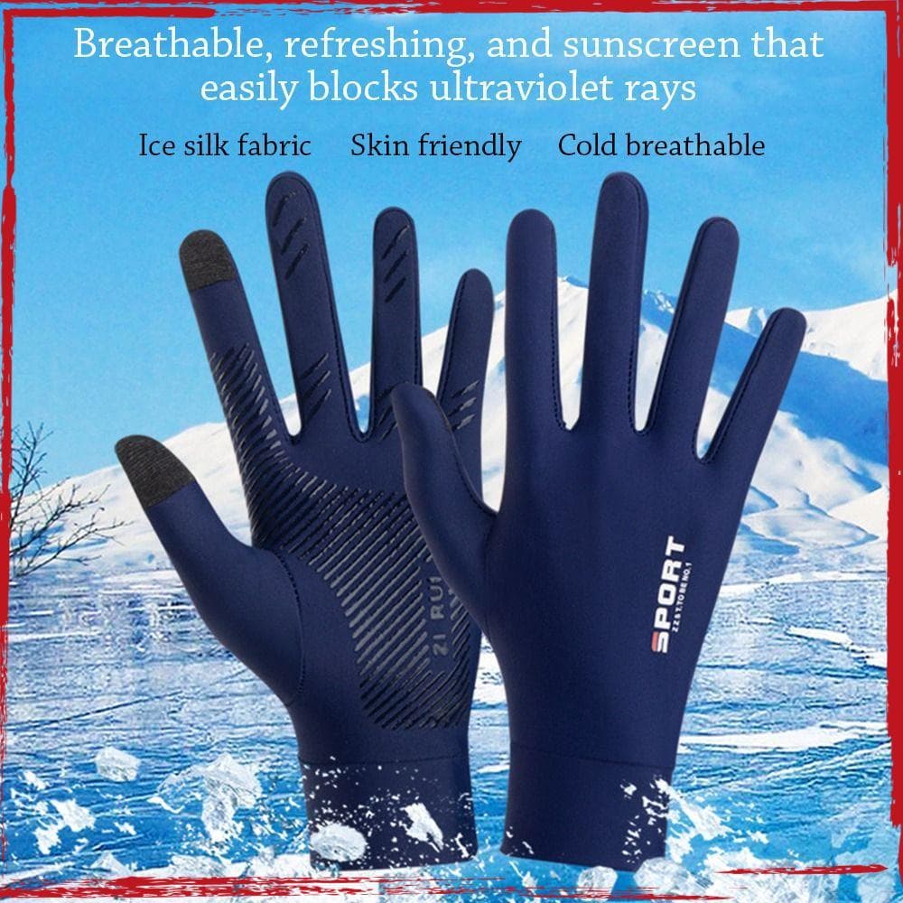 Luvas De Proteção Solar , Elásticas Com UV Anti-Finas Respiráveis De Verão Para Pesca