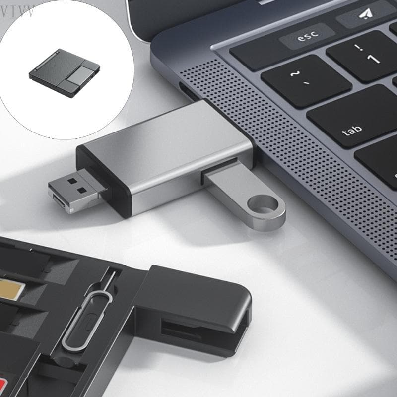 Estojo Acesso Para Cartão Memória VIVV Unidades USB E Uso Diário Viagens