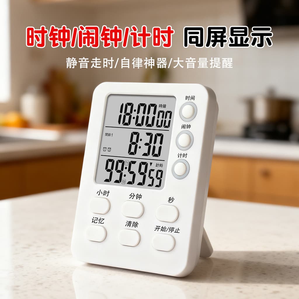 Temporizador infantil autodisciplina gerenciador de tempo Display Digital temporizador visível temporizador de cozinha d