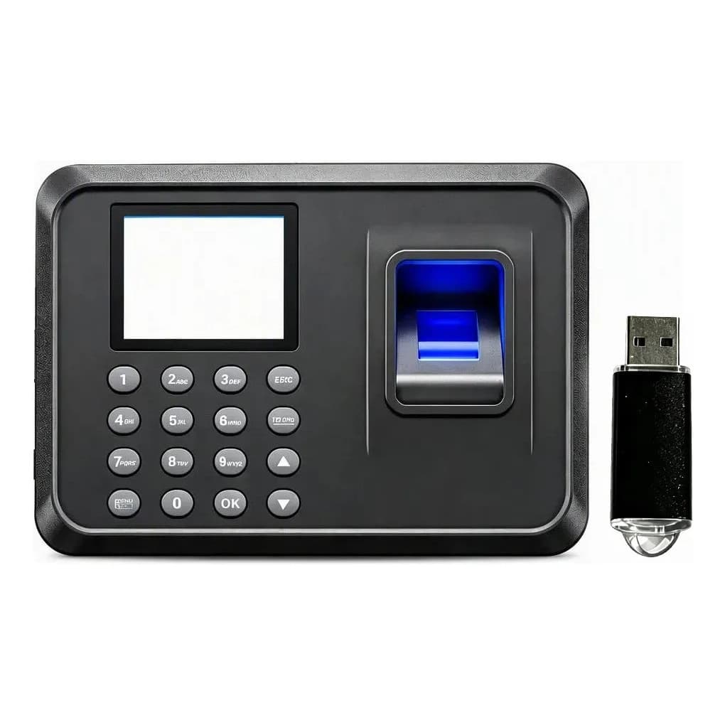Relógio De Ponto Biométrico Usb Pen Drive Metálico Empresa