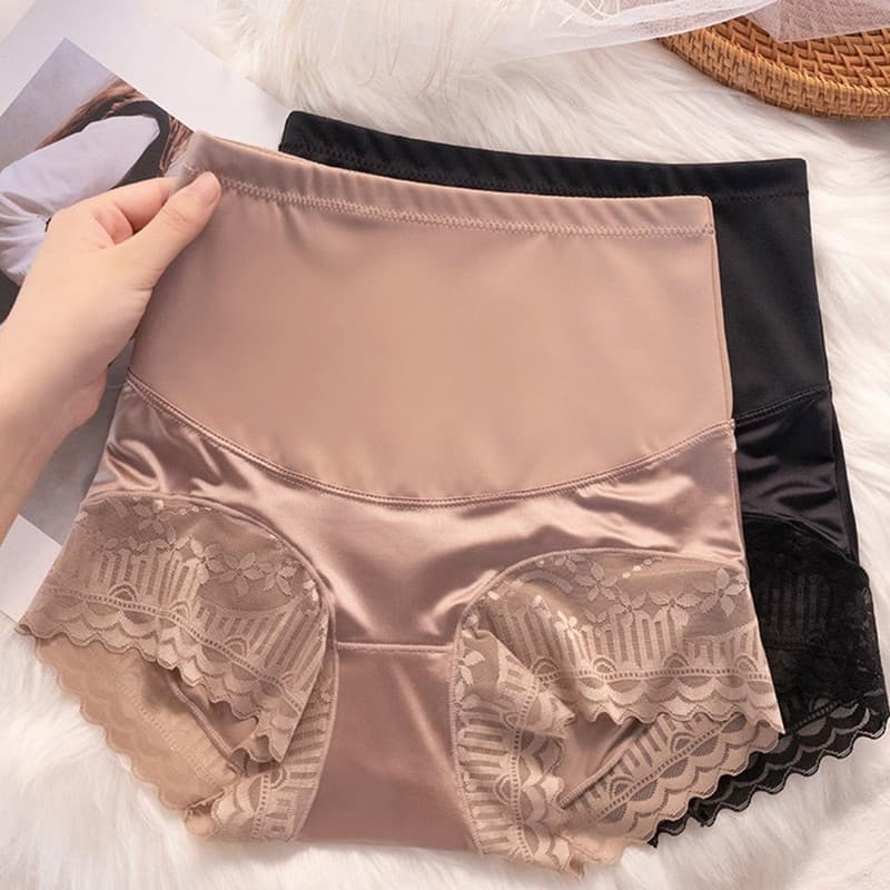 Calcinhas modeladoras de cintura alta com efeito levanta-bumbum, calcinhas de renda plus size, especialmente projetadas