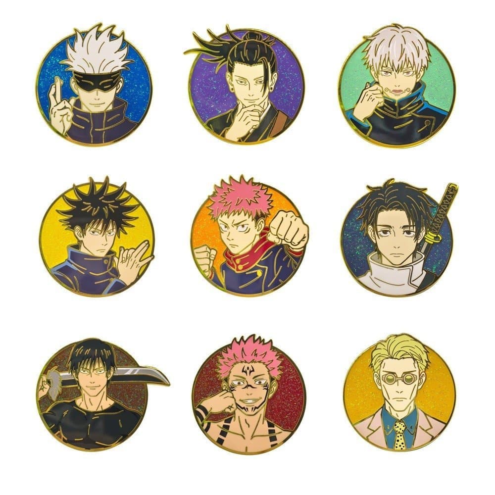 Feitiço de volta à batalha Broche de Metal de personagem Popular Gojo Go Cartoon Anime Badge Xia Youjie Acessórios de me