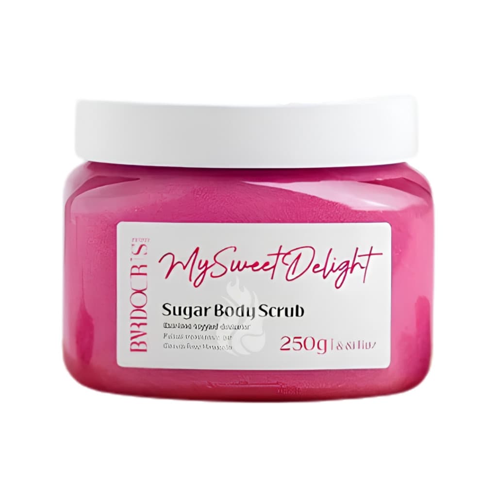 Sugar Body Scrub My Sweet Delight 250g -Esfoliante Corporal de Açúcar Óleo de Amêndoas Rosa Mosqueta