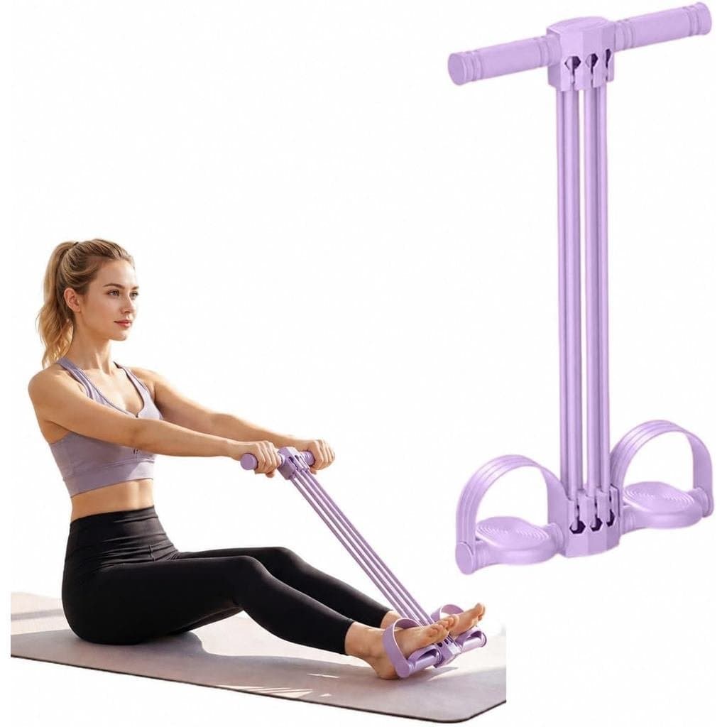 Faixas de resistência elásticas para treinamento muscular/6 tubos de resistência, equipados com âncoras para portas e pe