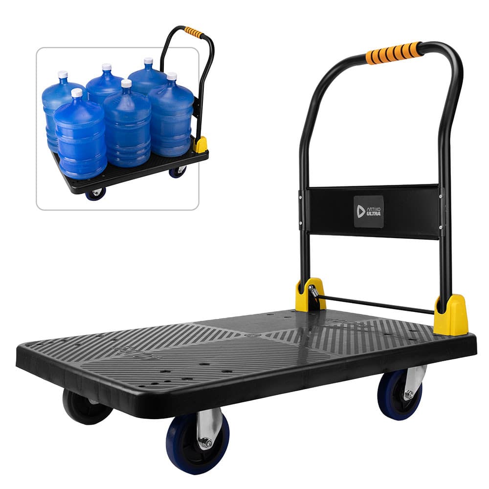 Carrinho Plataforma de Carga Dobrável Multiuso Artiko Ultra HeavyDuty Reforçado Até 400kg