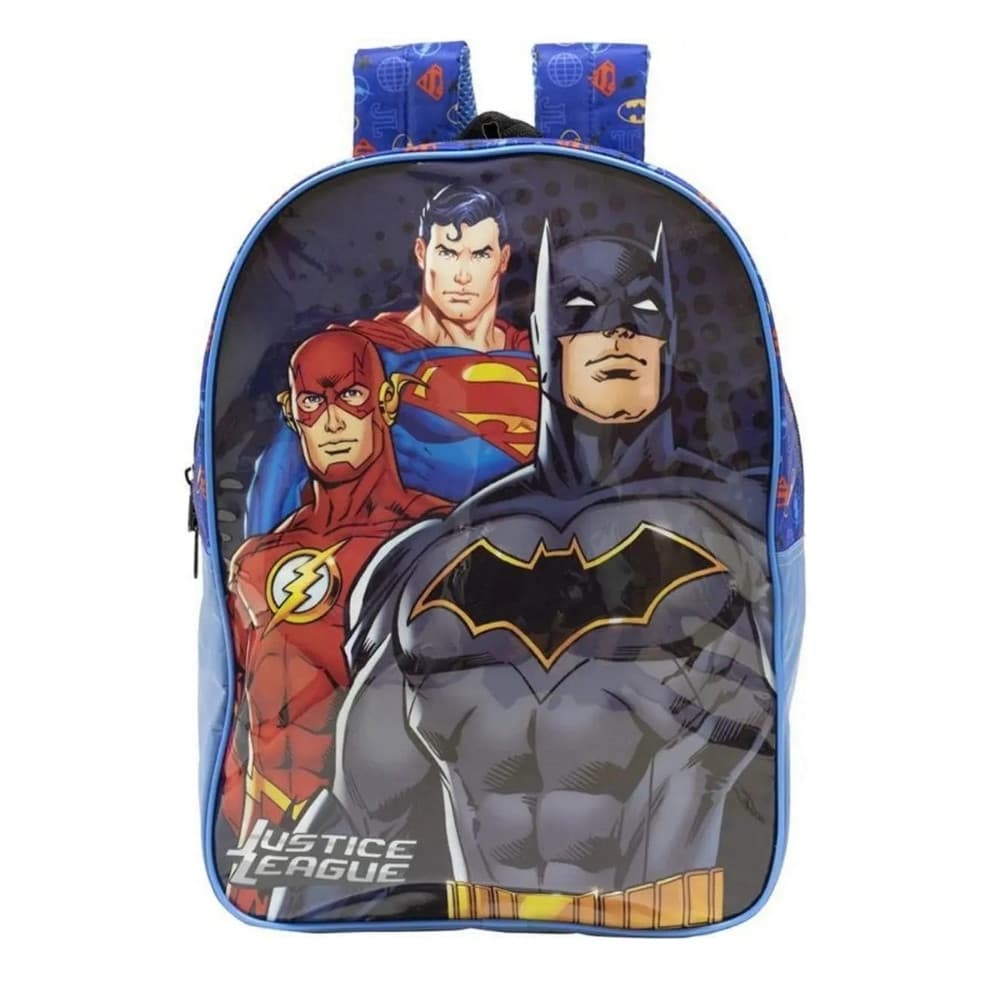 Mochila de Costas Escolar Infantil Liga da Justiça X