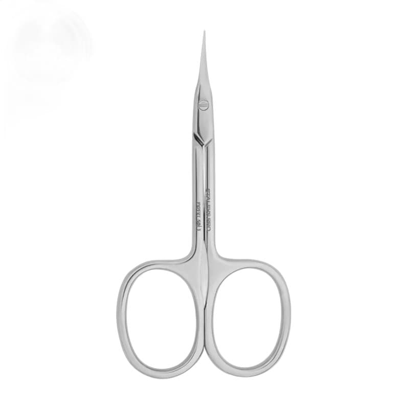 Tesoura de Cutícula Profissional Staleks Pro Expert 50 SE-50-1 Aço Inox Cirúrgico 18mm