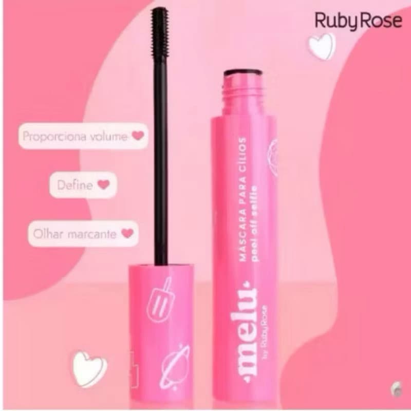 Máscara para Cílios Peel Off Melu kit 3 unidades - Ruby Rose