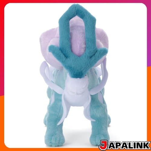 Takara Tomy Arts (TAKARATOMY A.R.T.S) Pokémon Eu Escolho Você! Brinquedo de Pelúcia Pokémon Suicune Largura: Aprox. 27