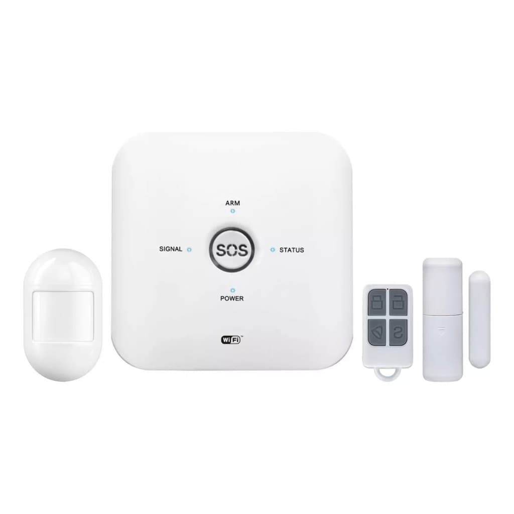 KIT ALARME SEGURANÇA SEM FIO WIFI + 433MHZ APP TUYA ALPHA-000 AITEK