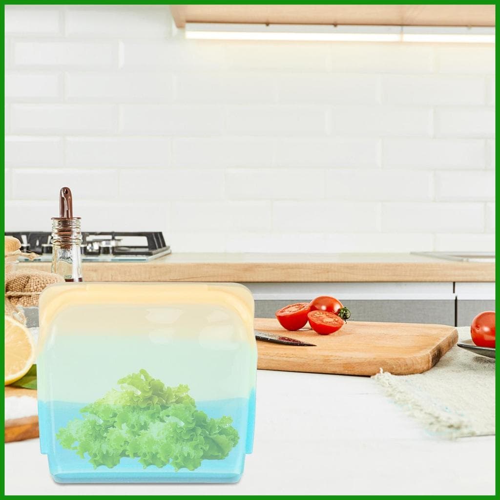 Sacos De Alimentos Reutilizáveis Recipientes De Sanduíche À Prova De Vazamento Freezer Para Carnes Almoço Geladeira tong