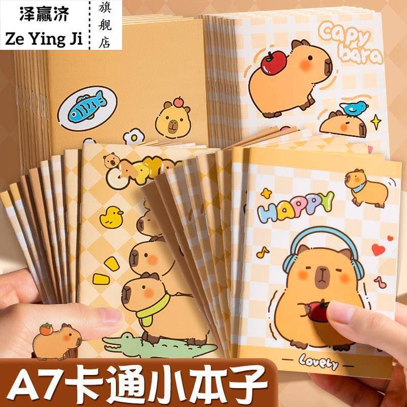 A7 Mini Caderno Pequeno Portátil Portátil Tamanho Pequeno Bloco de Notas Caderno de Bolso Caderno de Lição de Casa Bonit
