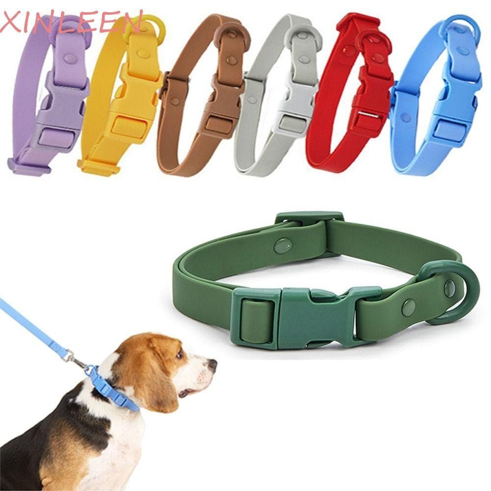Coleira Para Animais De Estimação XINLEEN , Cinta Elástica Com Fivela De Liberação Rápida , À Prova D'água Cães , Corren