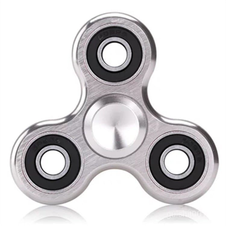 70mm Triângulo Dedo Liga De Alumínio Metal Spinner R188 Rolamento Brinquedo De Descompressão