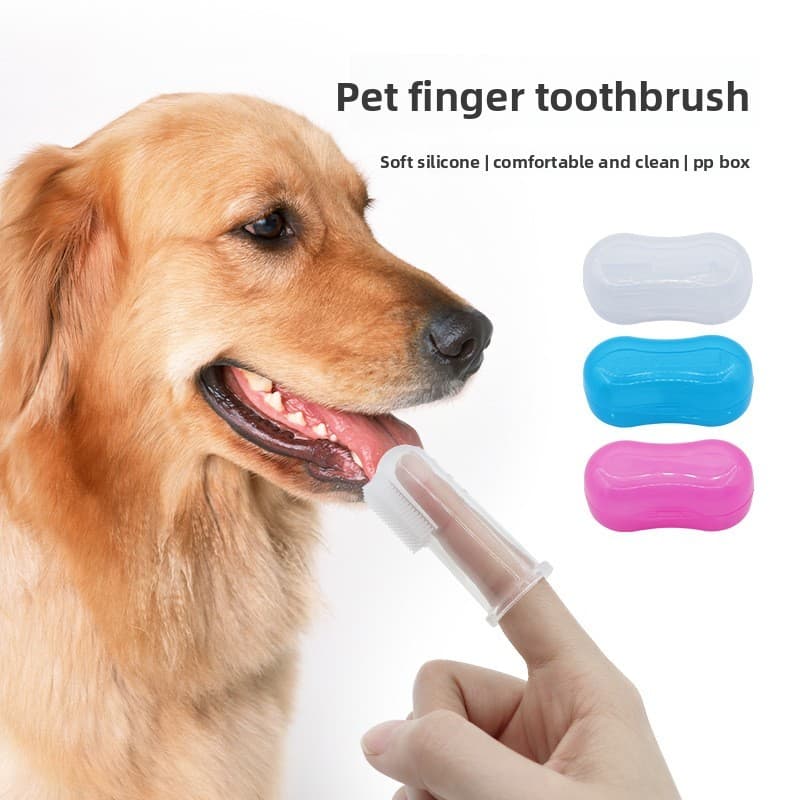 ⭐Entrega Rápida⭐Escova de Dentes para Animais de Estimação,Escova de Dentes para Gatos,Ferramenta de Escovação para Cães