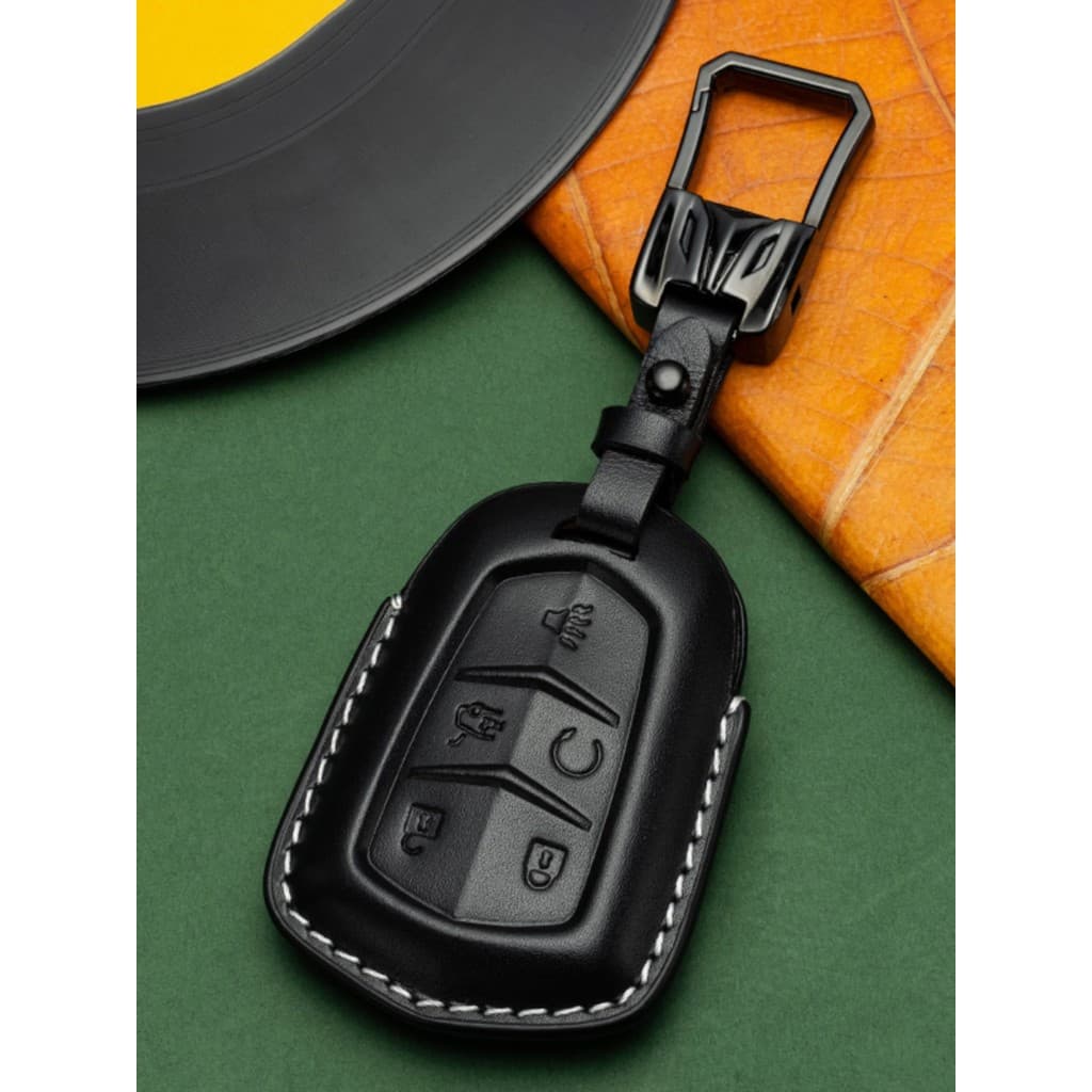 Cadillac XT5 capa chave XT6 couro genuíno saco chave do carro dedicado controle remoto fivela protetora escudo bloqueio