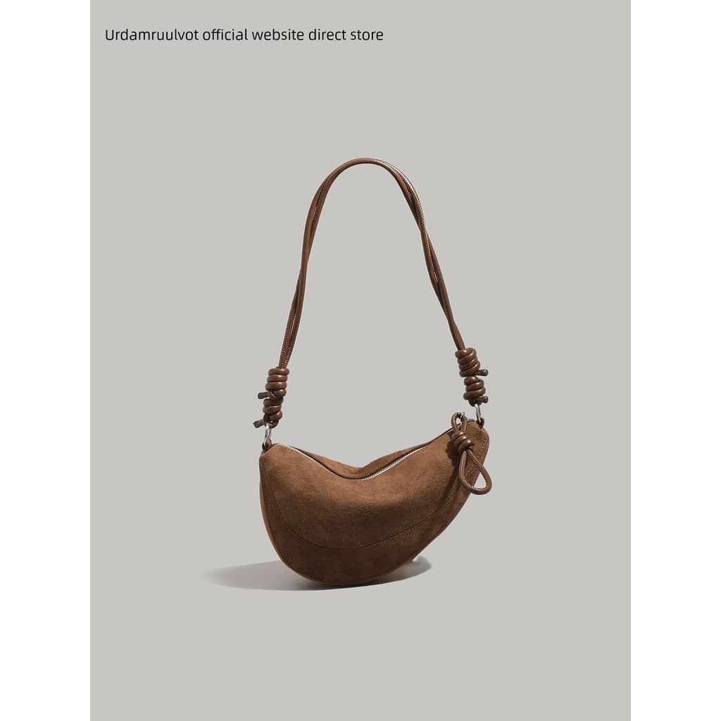 Bolsa bolsa feminina UR High-End Retro camurça sela saco feminino 2026 novo estilo Super quente Commuter ombro Cross-cor