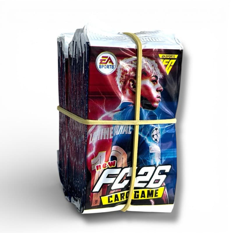 Kit 200 Cards FIFA 26 - 50 Pacotinhos Lacrados EA Sports FC26 Card Game - 576 Jogadores NAO PERCA