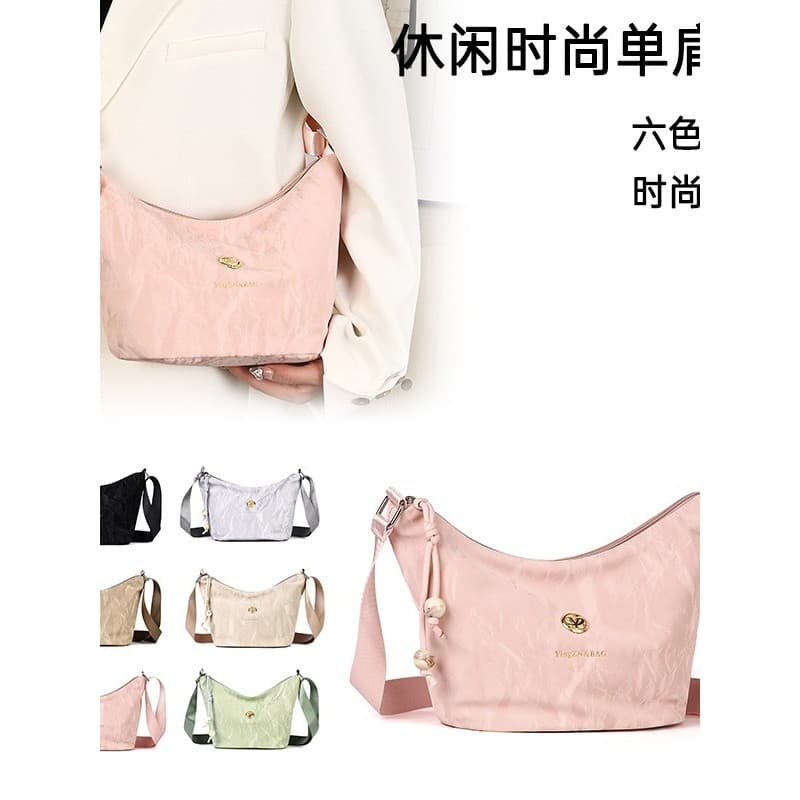 Nova bolsa mensageiro de ombro simples Casual leve senhoras pequena bolsa de ombro feminino esportes cintura saco do tel