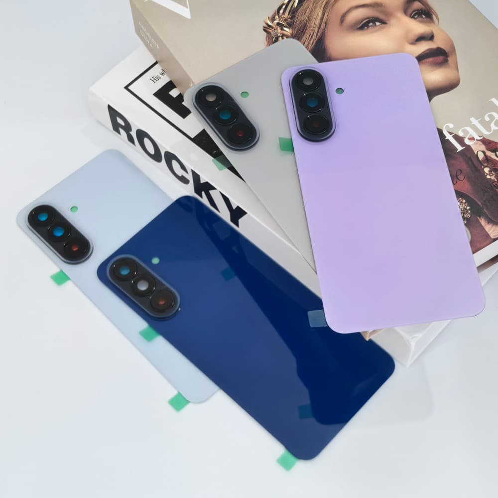 Capa Traseira Para Samsung Galaxy A57 5G A576B Vidro Bateria Porta Habitação Caso Com Lente Da Câmera Peças De Reparo