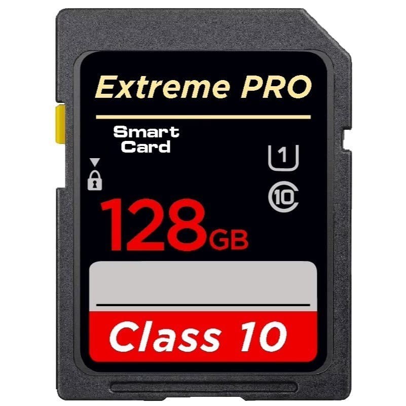Cartão de Memória SD 128GB Classe 10 Original 100MB/s para Fotos Vídeos e Notebook