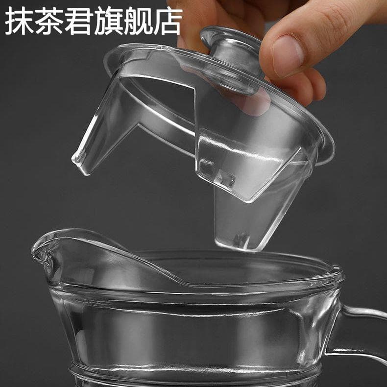 Tampa de copo para garrafa de água de vidro, acessórios de plástico branco, garrafa de água fria, garrafa de água fria,