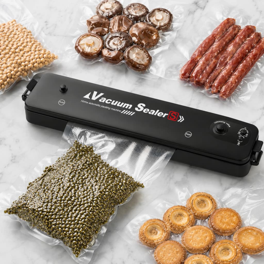 Seladora a Vácuo 110V para Alimentos Embaladora Automática Compacta para Cozinha e Conservação
