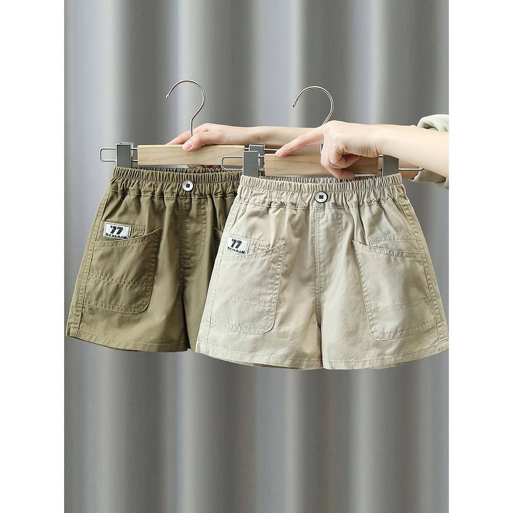 Meninos verão calças cortadas 2026 novo estilo esportes roupas infantis meninos Shorts soltos crianças macacão de verão