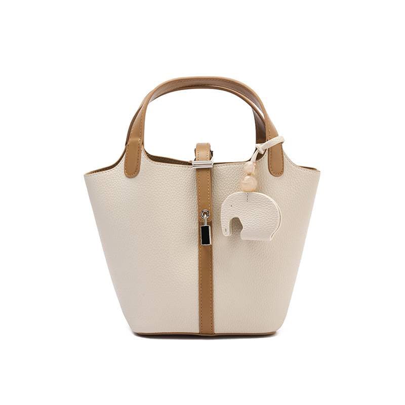 Zhuosini novo estilo elegante All-Match bolsa feminina High-End nicho Design de um ombro mensageiro balde saco feminino