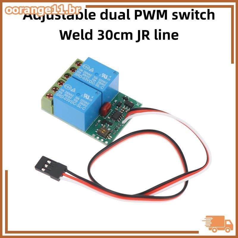 OORAN 250V 10A Interruptor PWM De Relé Paralelo De Canal Duplo Para Modelos RC BR