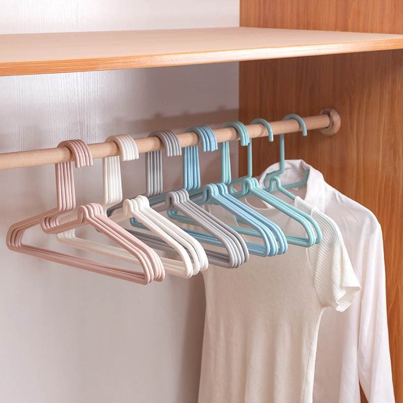 Adequado para economia de espaço cabide de pescoço curto rack de secagem rack de roupas gancho curto cabide de armazenam