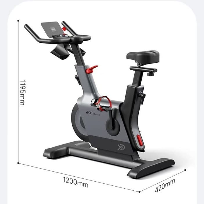 YPOO fácil de correr Phantom F2 ciclismo dinâmico Fitness bicicleta profissional doméstico inteligente mudo esportes equ