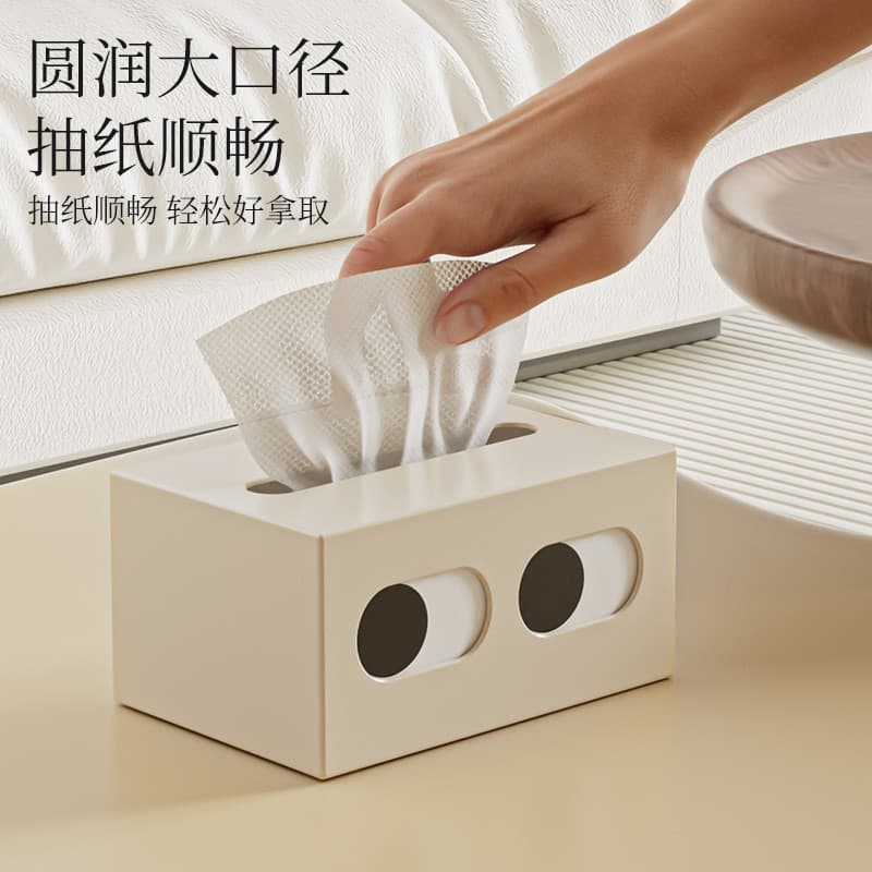 Emoji Desktop carro caixa de tecido sala estar plástico creme guardanapo doméstico criativo engraçado caixa papel
