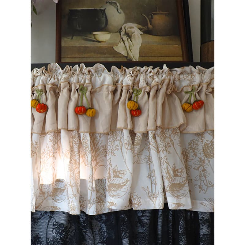 Retro estilo francês sem perfuração 2026 novo estilo cortina High-End estilo Medieval quarto divisória porta cortina arm