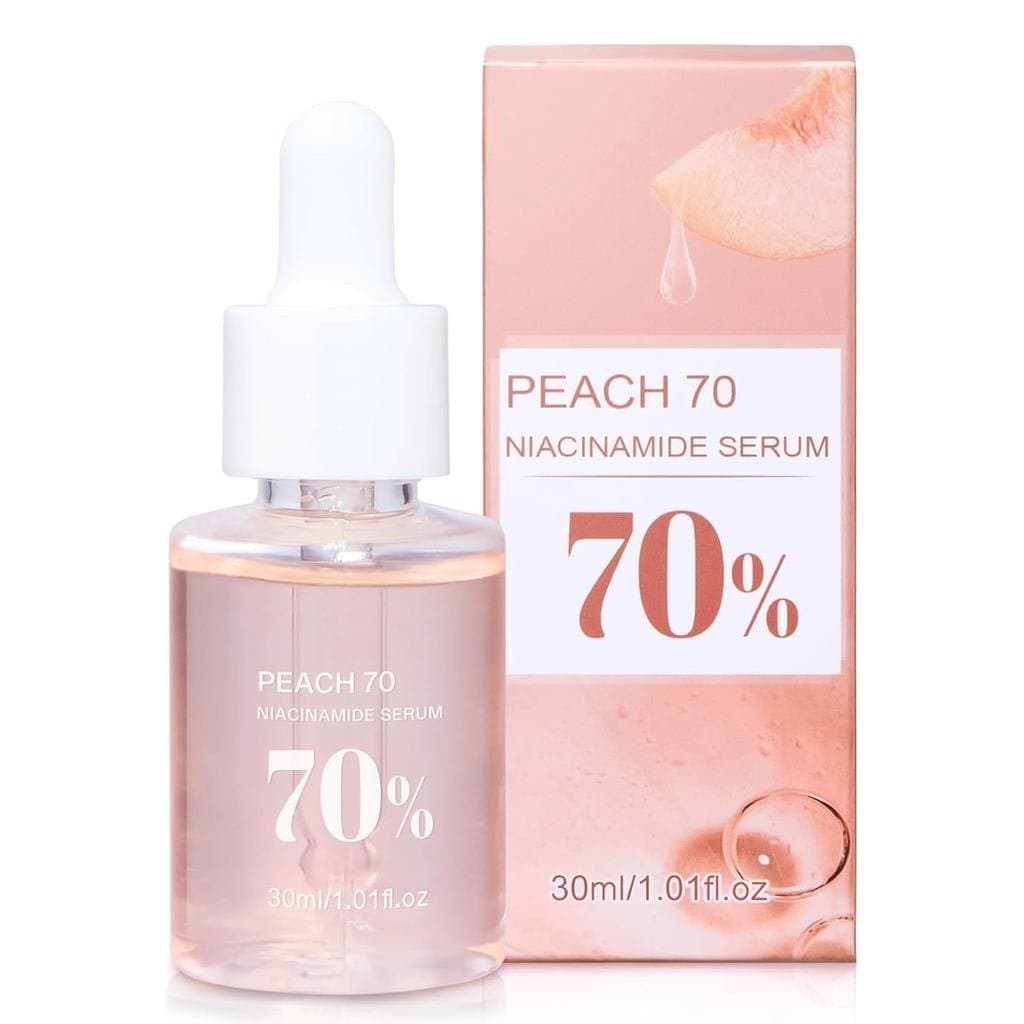 Sérum Facial Peach 70 Niacinamida, Sérum Corretor de Manchas Escuras para Hidratação do Rosto, Sérum Facial para Pele Ol