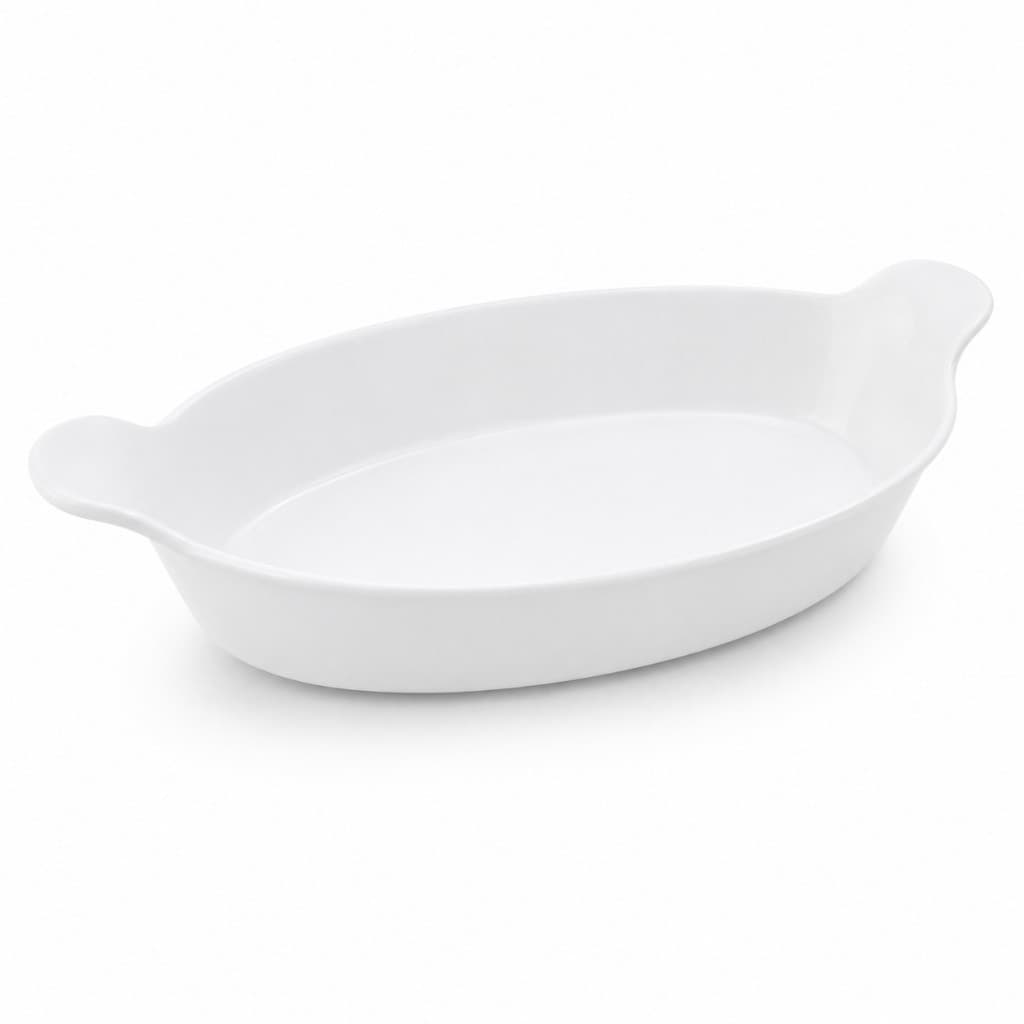 Petisqueira Canoa Branca 600ml Grande Elegante Mesa Posta Premium