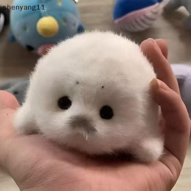 shen Bonito Bebê Selo Boneca Brinquedo De Pelúcia Pingente Simulação Oceano Lembrança Presente Saco yang
