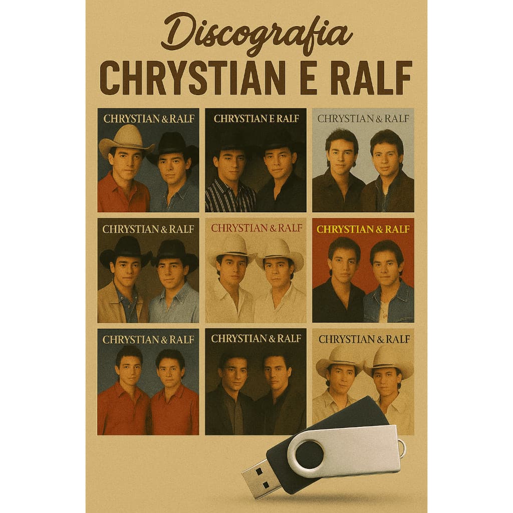 Pen Driive -  CHRYSTIAN & RALF – A DUPLA MAIS AFINADA DO BRASIL!