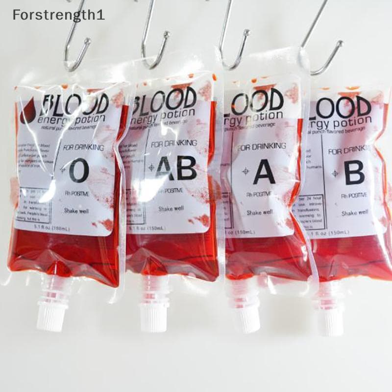Forforce1 10x Halloween Cosplay Sacos De Bebida Bolsa De Sangue Adereços Zumbi BR