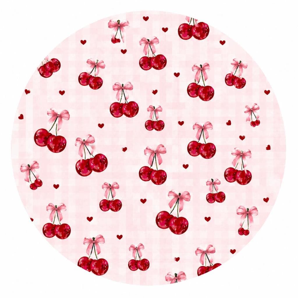 Capa Mini Painel Para estrutura de 50x50 Personalizado para festa na mesa - CEREJINHA MODELO 114