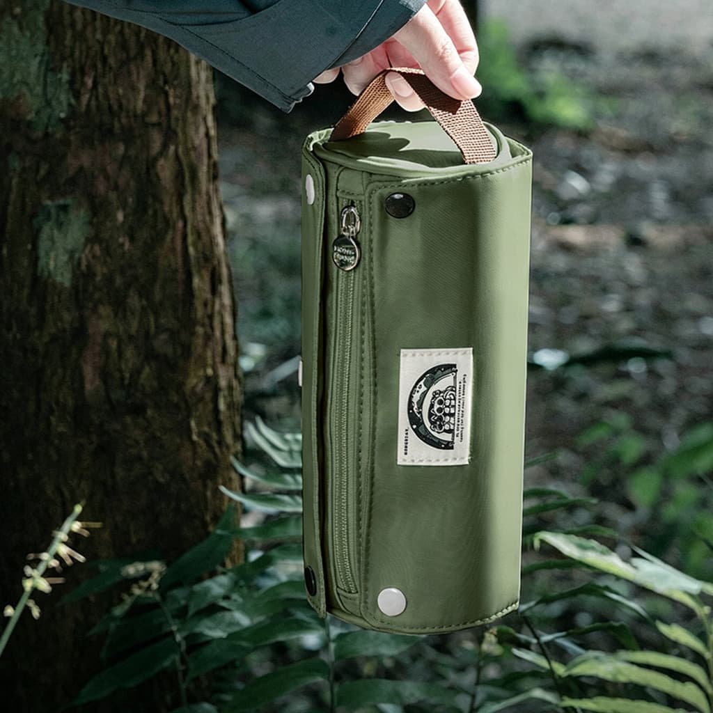 Estojo de lápis de grande capacidade Caixa de papelaria estilo ins de alto valor Bolsa de papelaria multifuncional simpl