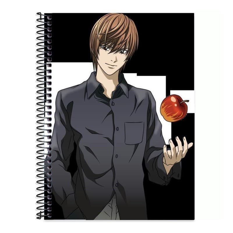 Caderno Escolar Universitário 10 Mat 200Fls Light Yagami