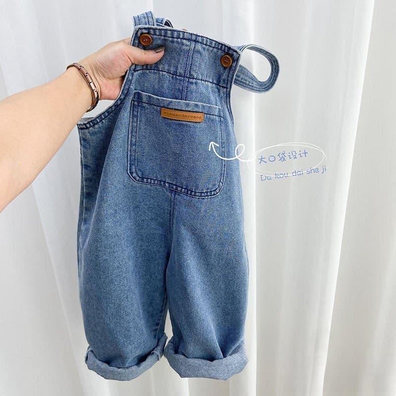 Crianças macacão meninos calças de outono 2023 novo estilo Jeans do bebê