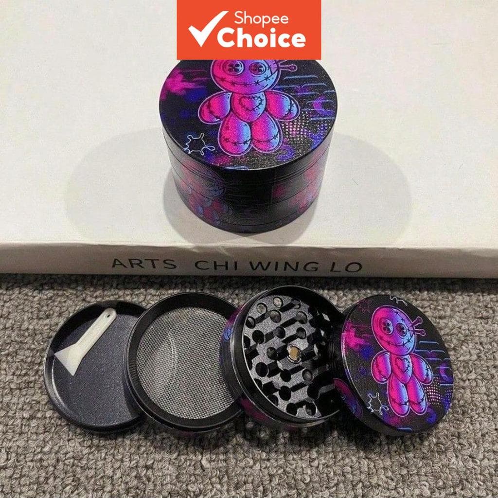 SEA Popular 40mm Liga De Zinco Humano Moedor De Especiarias Manual De 4 Camadas Moinho De Tempero De Pimenta E Sal